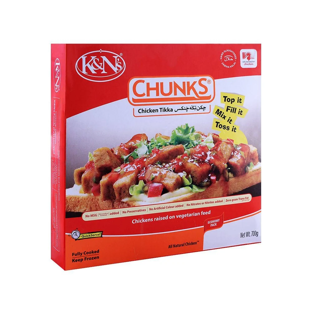 K&NS CHUNKS CHICKEN TIKKA 700GM