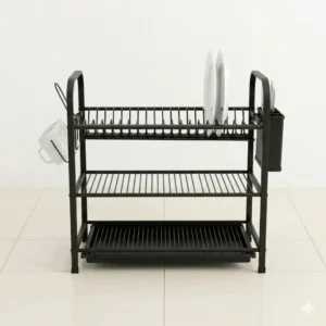 BLACK PLATE RACK