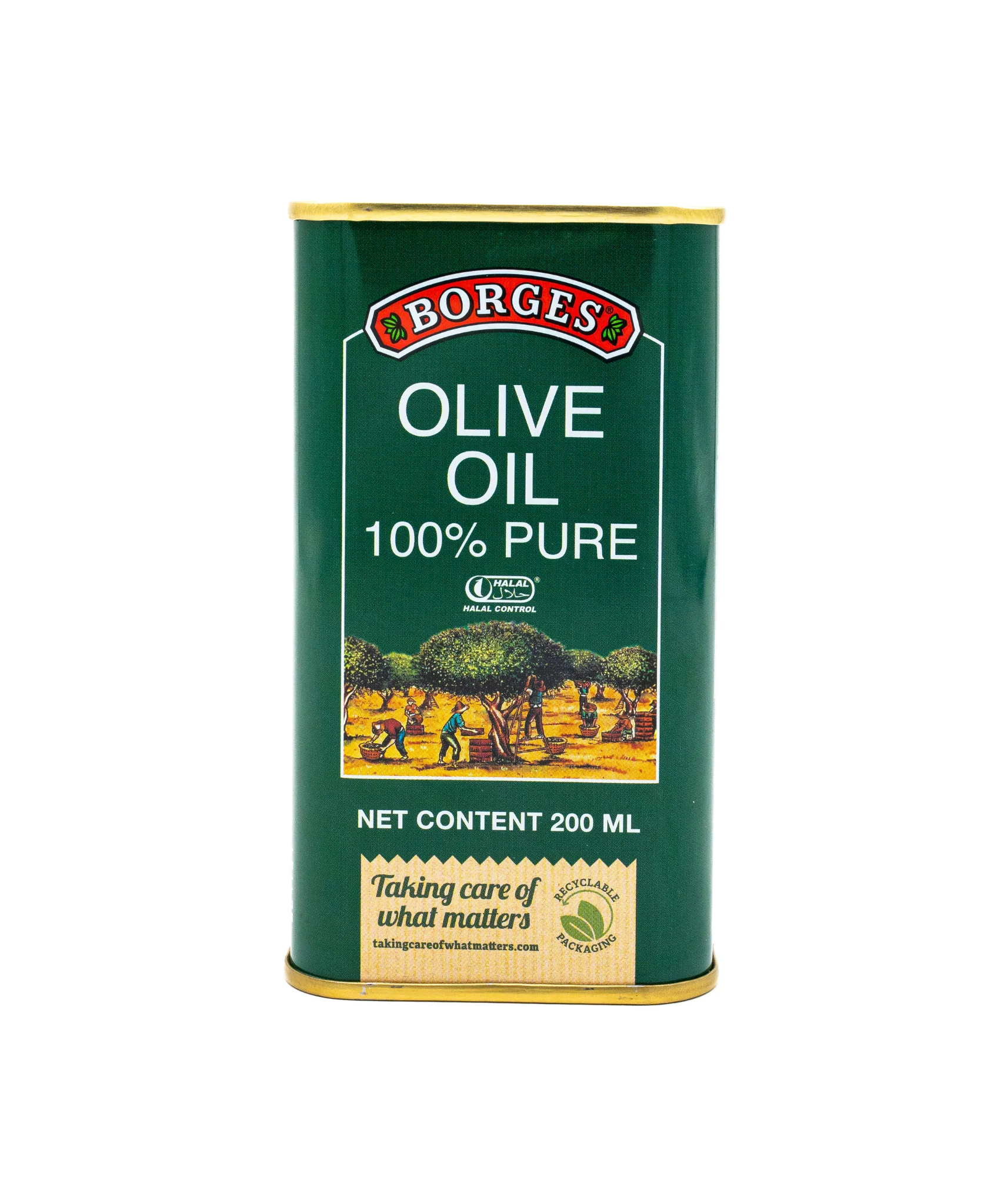 BORGES OILVE OIL 200ML TIN