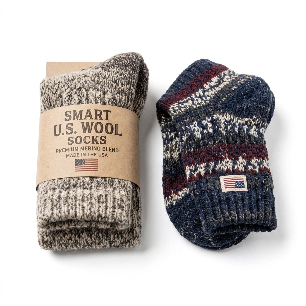 SMART U.S WOOL SOCKS