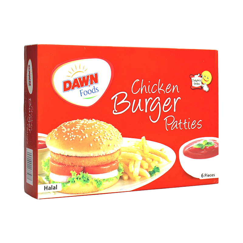 DAWN BURGER PATTY 6PCS 372G