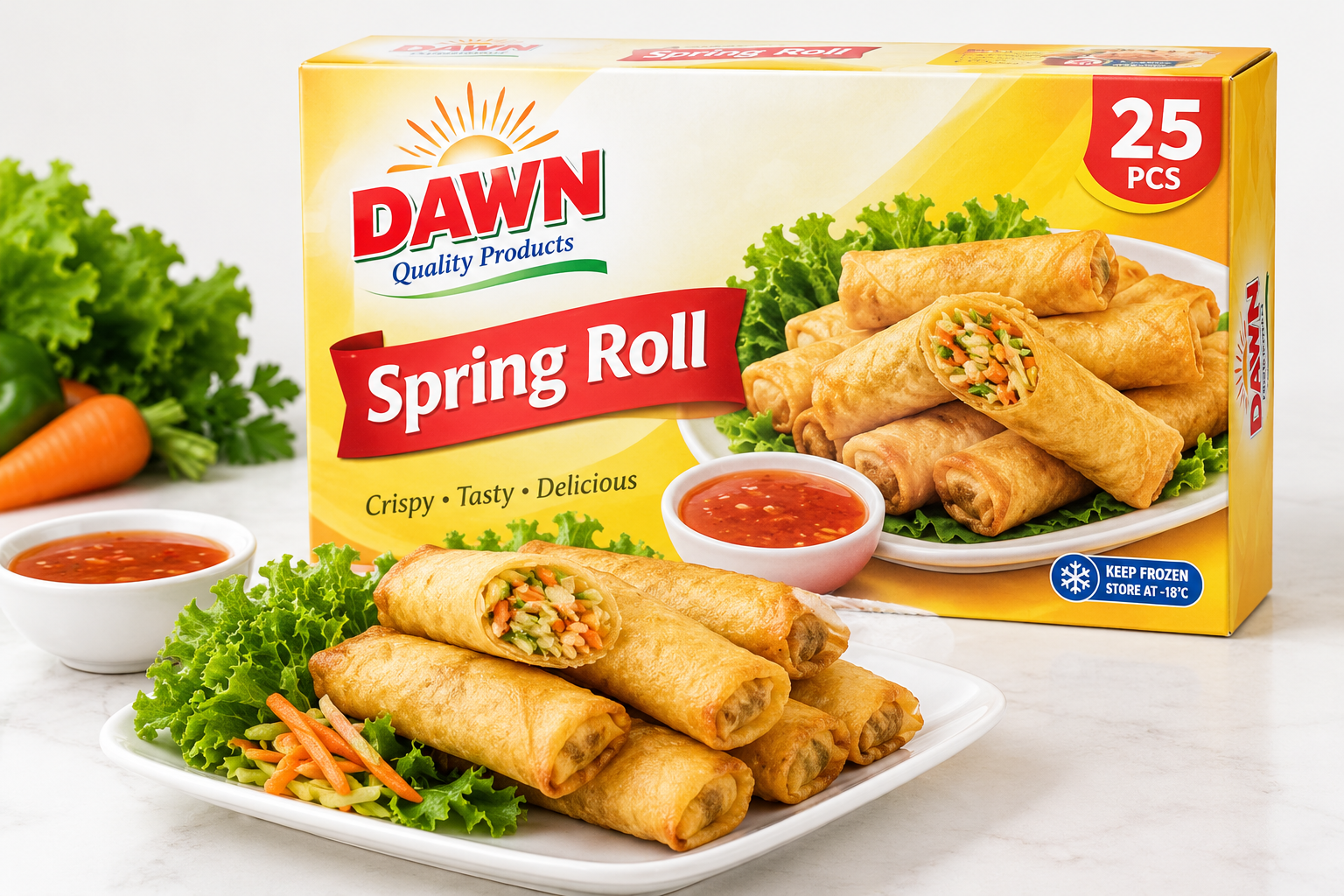 DAWN SPRING ROLL 25PCS