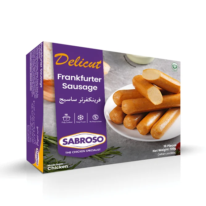 SABROSE FRANKFURLTER SAUSAGE 720GM