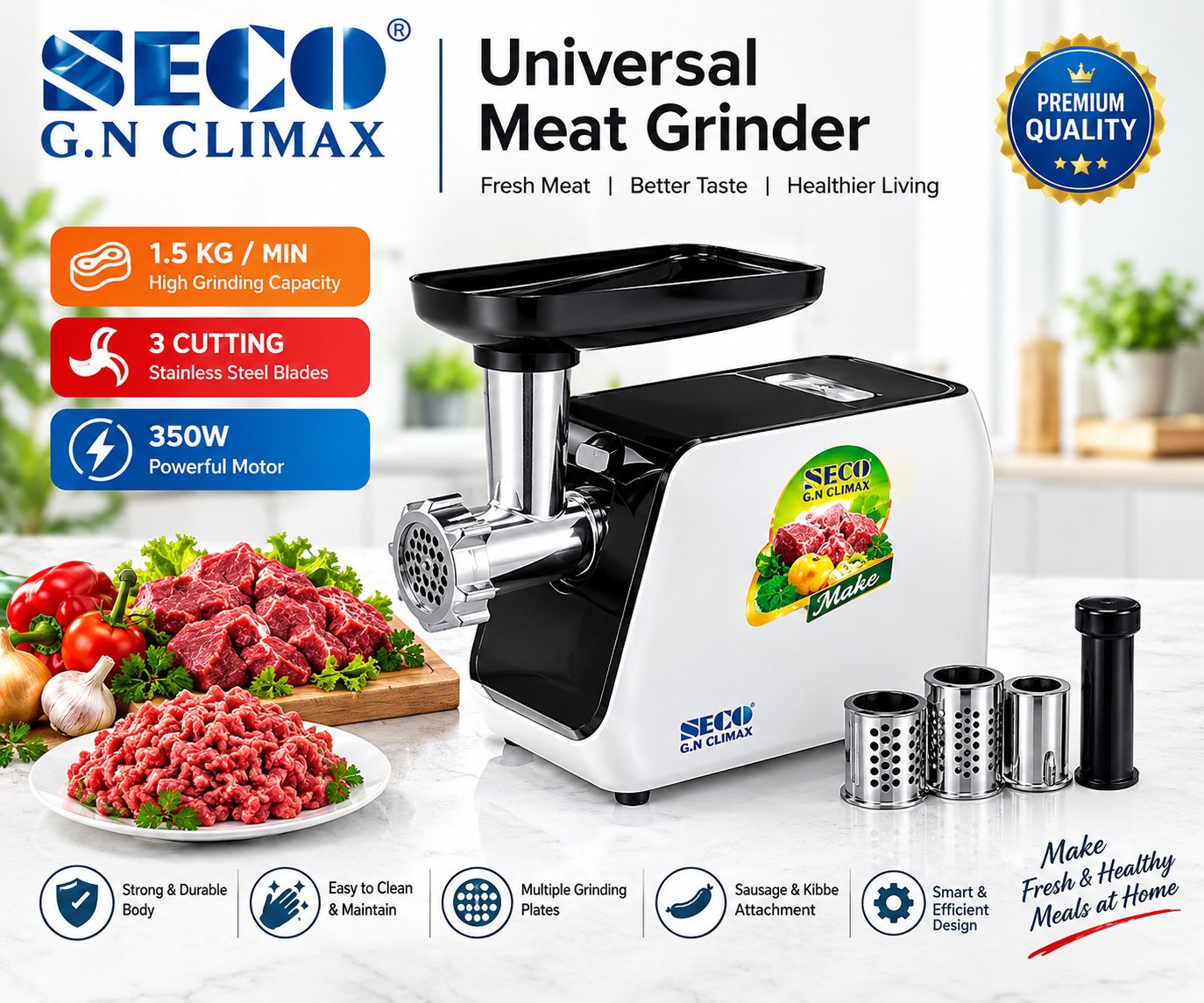 SECO MEAT GRINDER SGMG3019