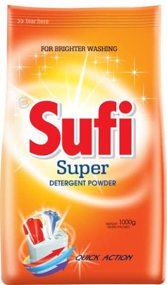 sufi super cleaning 1kg Washing powder Sufi detergent powder, Sufi super ,Sufi surf , Sufi super detergent