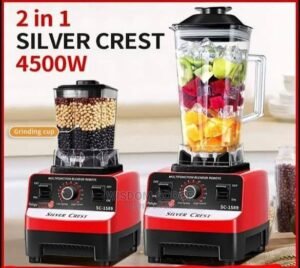 Silver Crest Heavy Duty Blender & Grinder 2 In 1 – Model SC-1590
