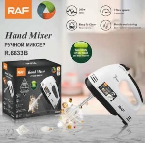 RAF R.633 Multi-Functional 7 Speeds Egg Beater Cake Blender Electric Food Mixers Dough Mixer