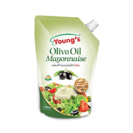 YOUNGS OILVE OIL MAYONNASIES 200G