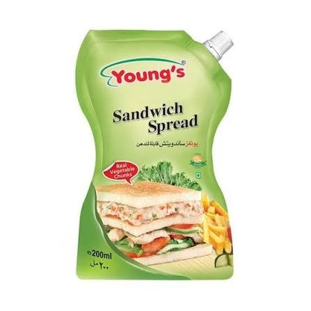 YOUNGS SANDWICH SPREAD 200ML