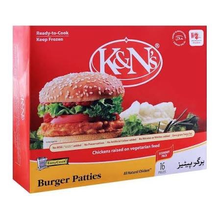 K&NS BURGER PATTIES 16PCS