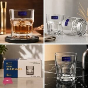 DELI GLASSWARE 6PCS 285ML Y5170-2