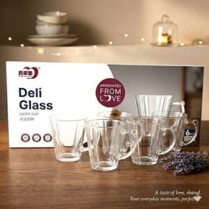 DELI GLASSWARE 6PCS 285ML Y5170-2